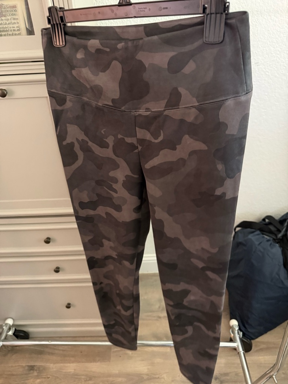 White House Black Market Gray/Black Camo Leggings